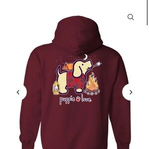 Puppie Love Camping hoodie